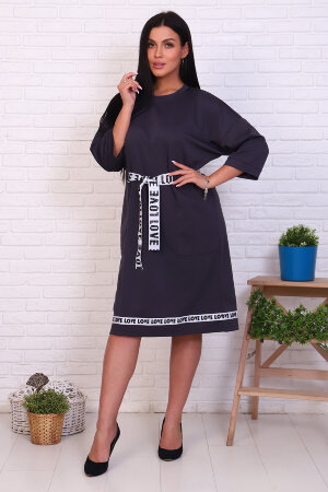 Платье женское 31619 серый