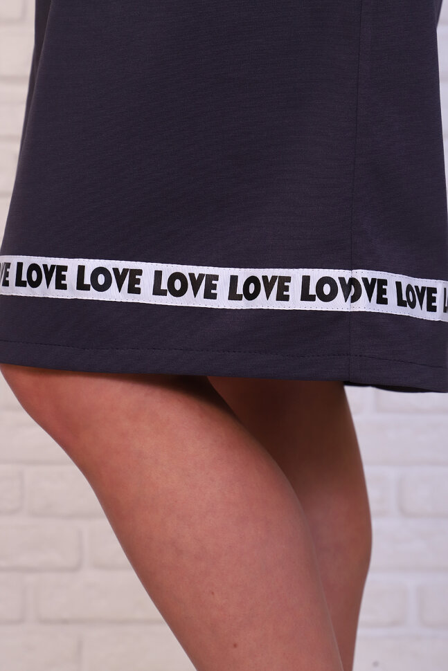 Платье женское 31619 серый