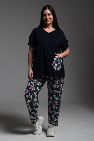 Женский костюм с брюками 8490