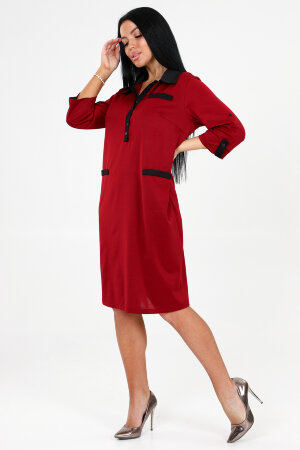 Платье женское 31789 бордо