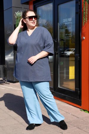 Туника Дарина серый ТГ-01-6