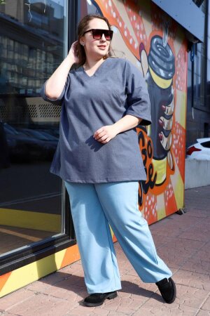 Туника Дарина серый ТГ-01-6