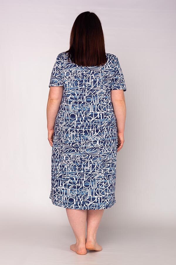 Халат Фаина синий К-307/2