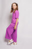 Костюм с брюками для девочки 41102 лиловый