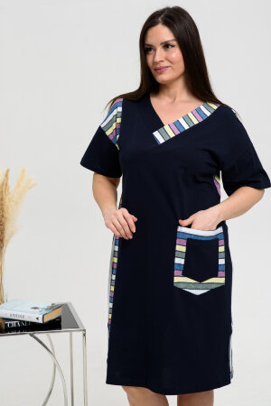 Платье женское 8479 широкая полоса