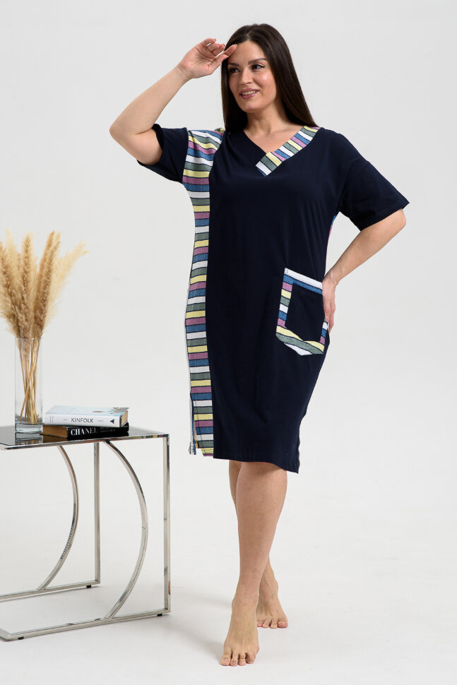 Платье женское 8479 широкая полоса