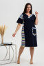 Платье женское 8479 широкая полоса