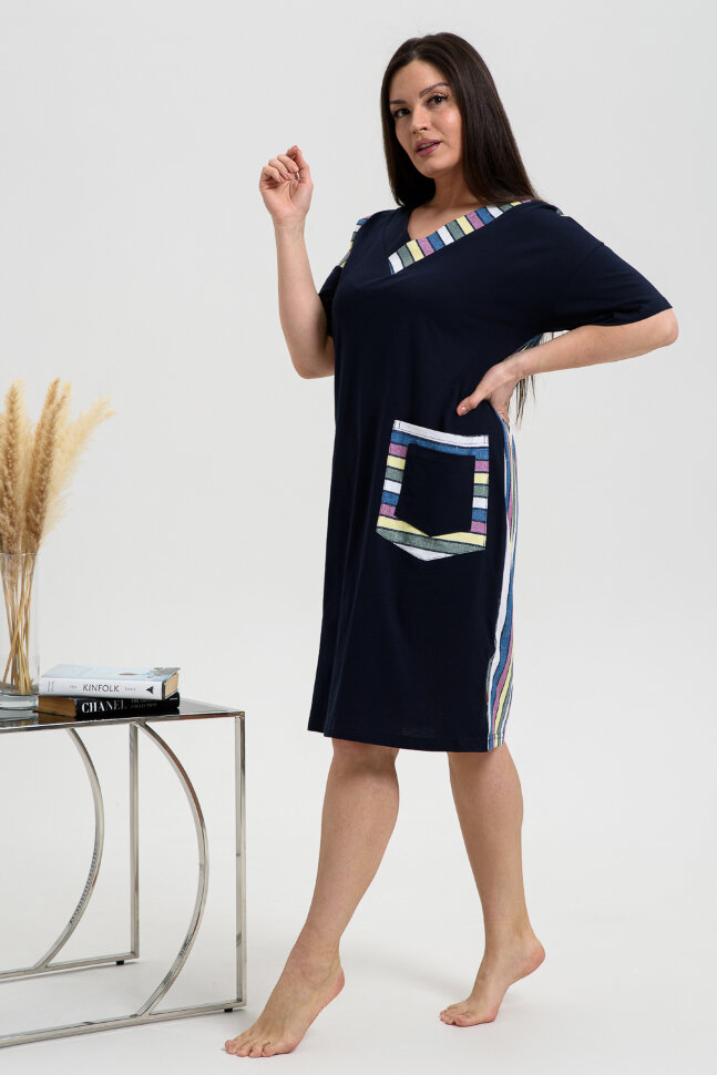 Платье женское 8479 широкая полоса