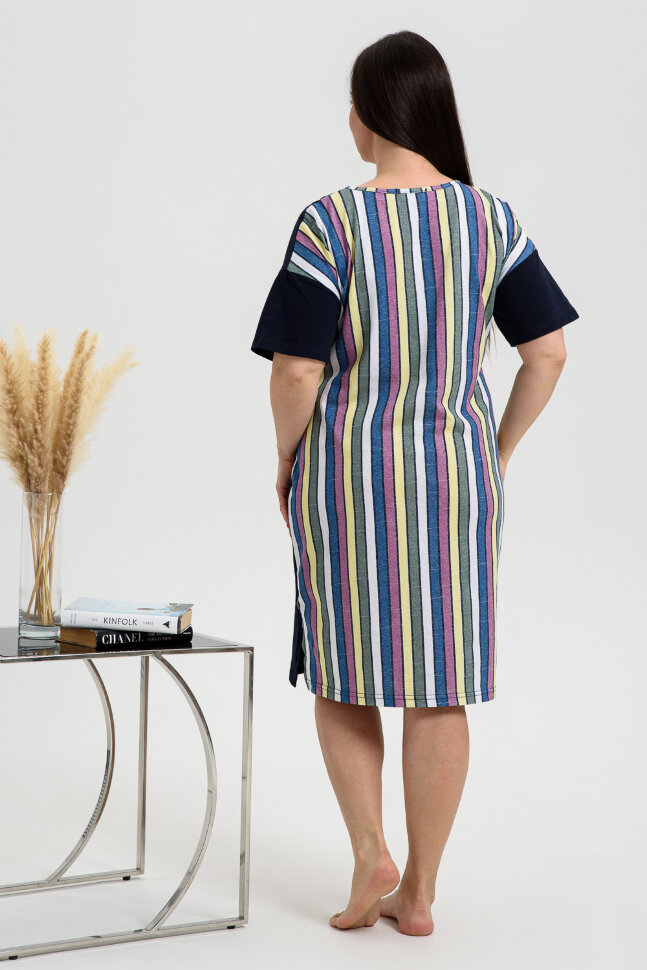 Платье женское 8479 широкая полоса