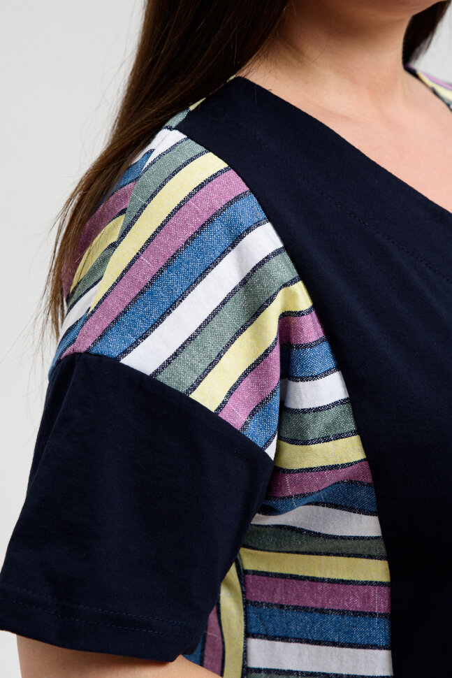 Платье женское 8479 широкая полоса