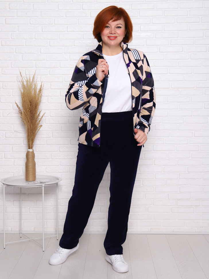 Форсаж ромбы фиолет толстовка