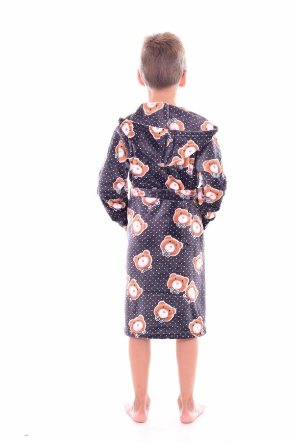 Халат подростковый 11-022б (серый)