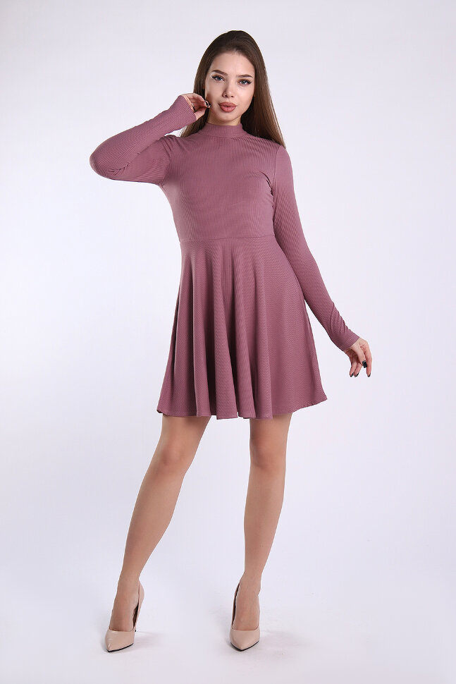 Платье женское 86070 пудра