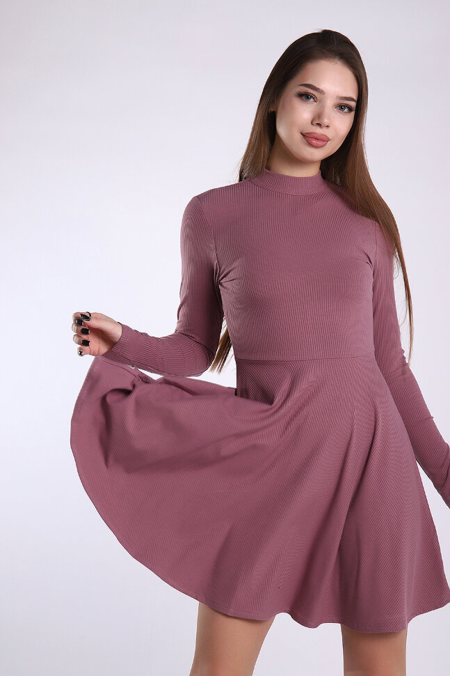 Платье женское 86070 пудра