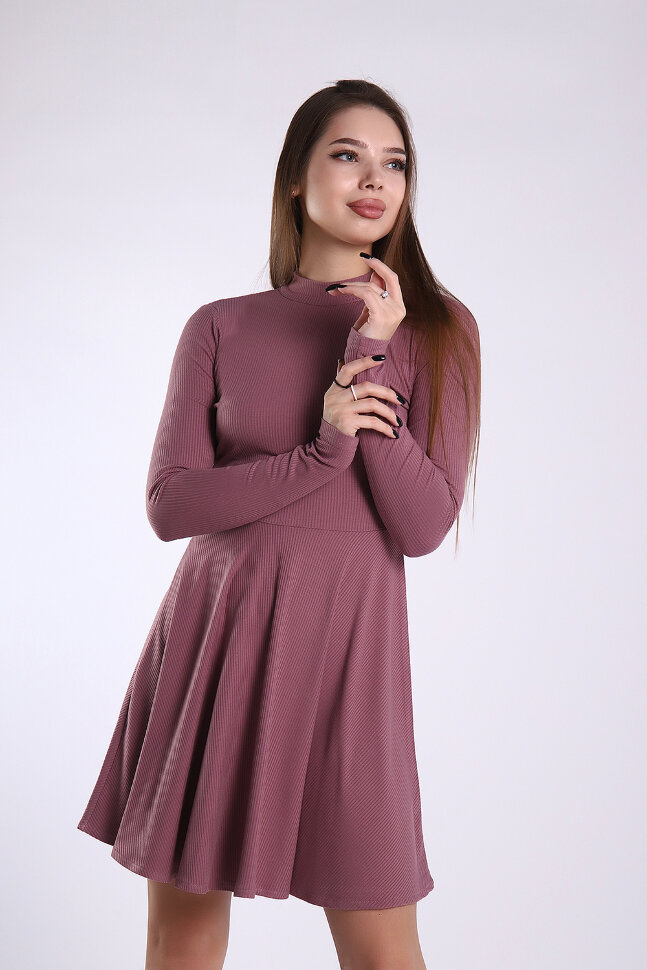 Платье женское 86070 пудра