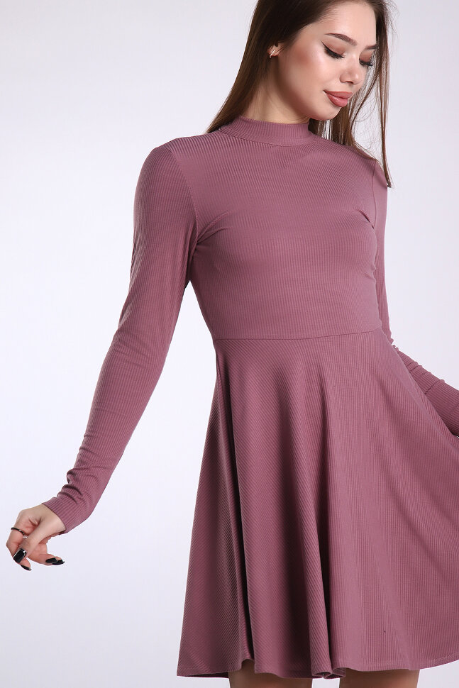 Платье женское 86070 пудра