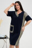 Платье женское 8479 узкая полоса