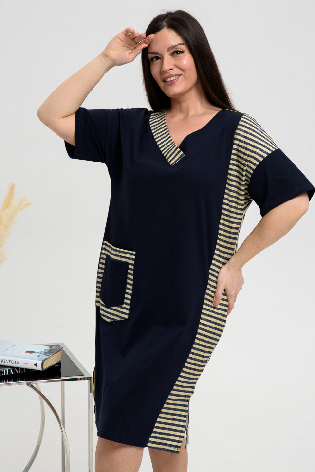 Платье женское 8479 узкая полоса