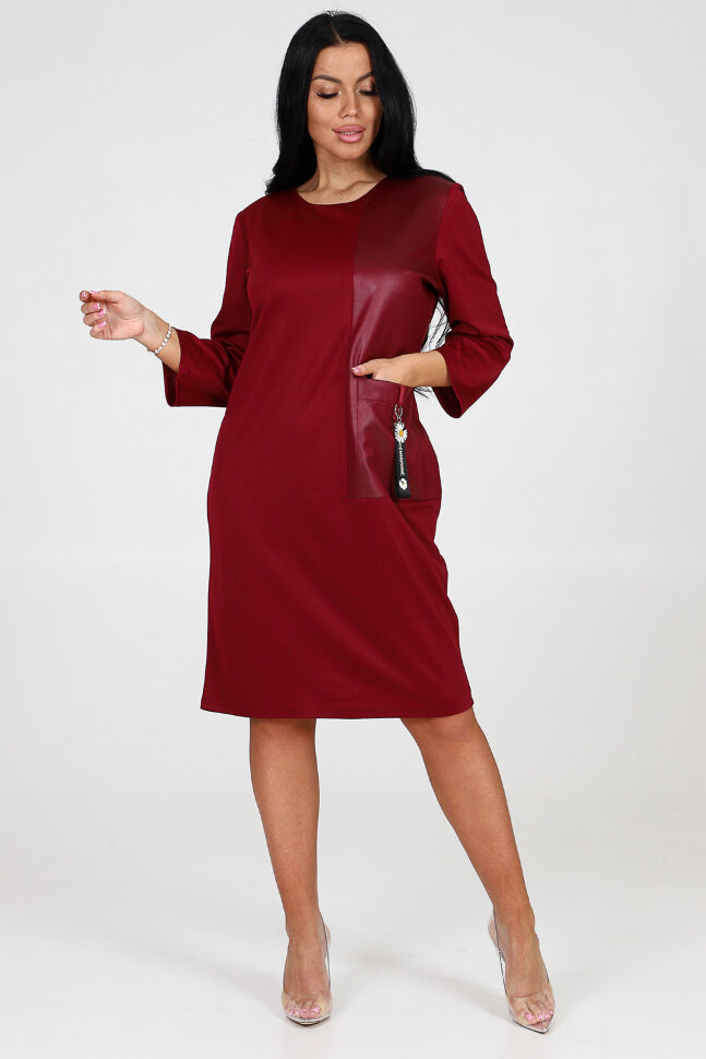 Платье женское 31794 бордо