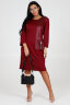 Платье женское 31794 бордо