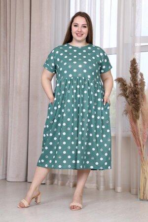 Платье Люция зеленый ПГ-115