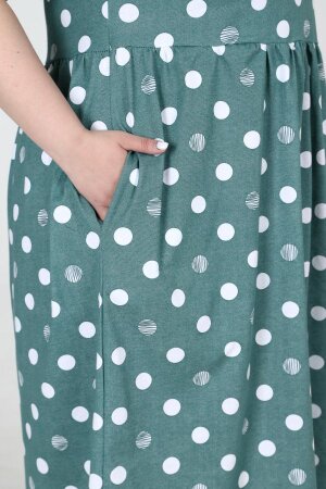 Платье Люция зеленый ПГ-115