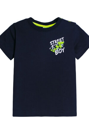 Футболка для мальчика 52278 темно-синий