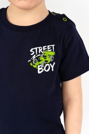 Футболка для мальчика 52278 темно-синий