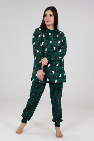 Пижама Рождество 2 зеленый ПИЖ-05-4