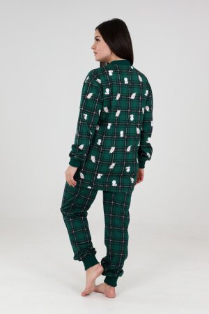 Пижама Рождество 2 зеленый ПИЖ-05-4