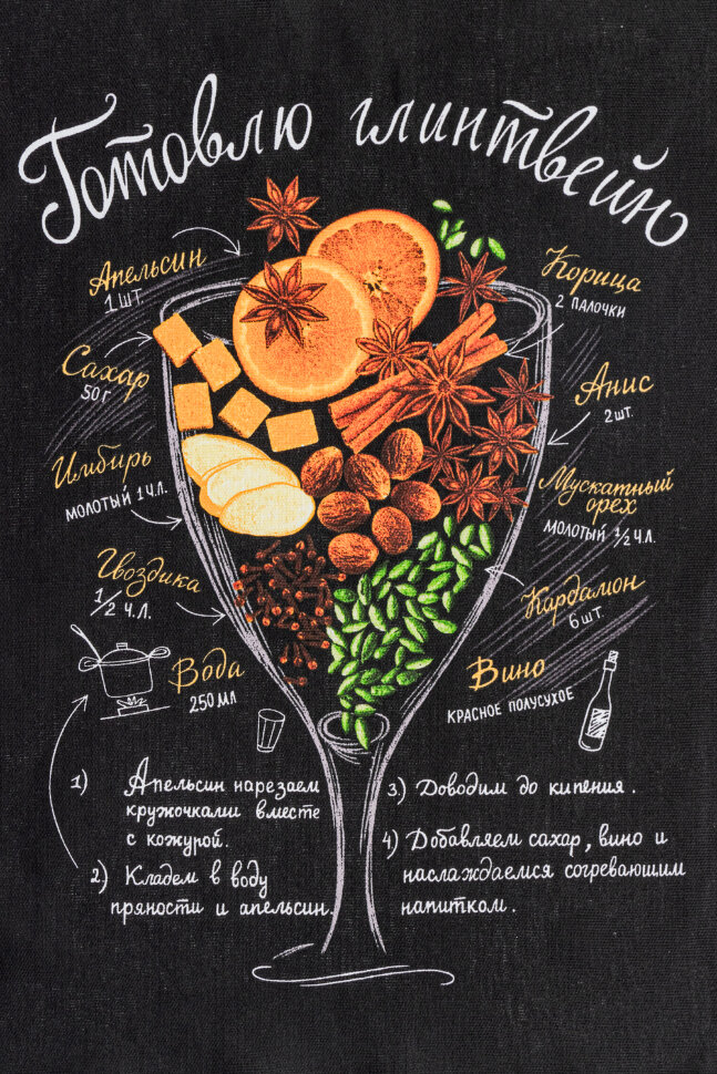 Полотенце кухонное Царь кухни