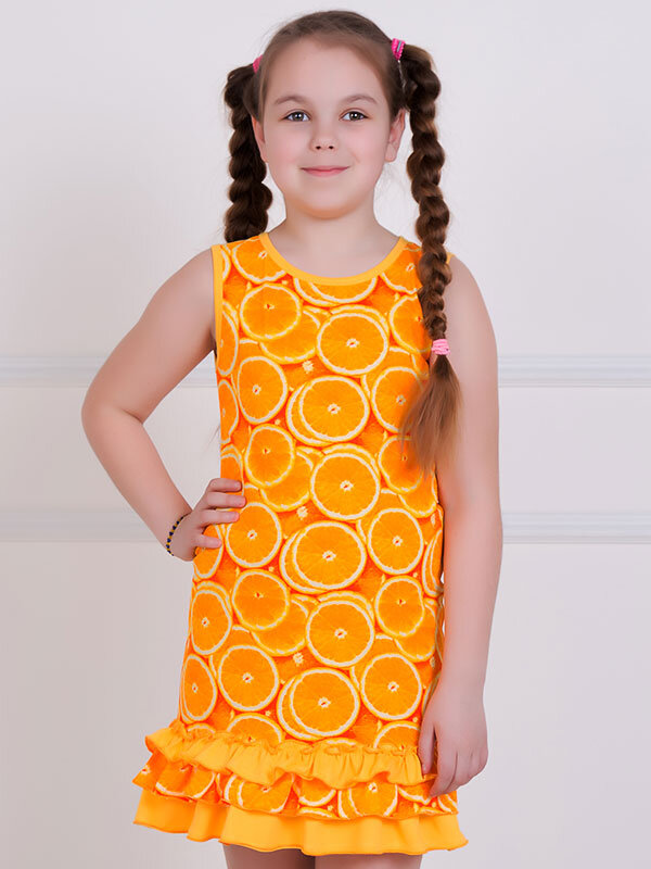 Платье детское Мандаринка