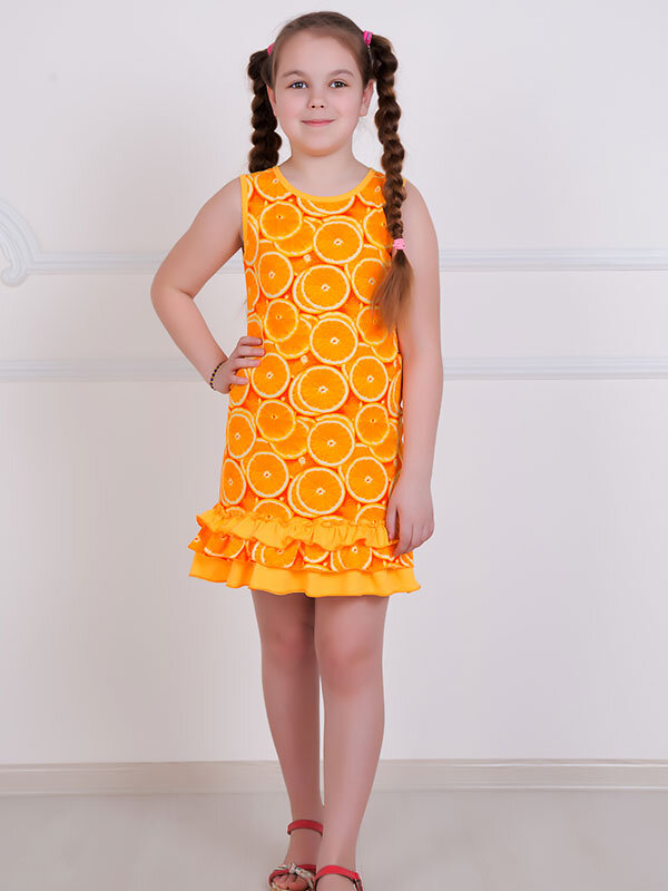 Платье детское Мандаринка