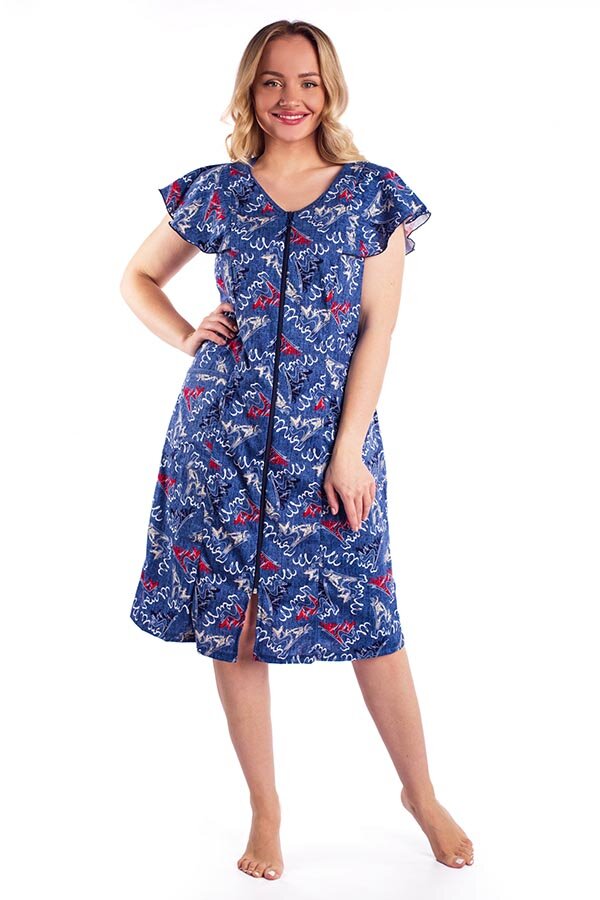 Халат Модница джинса К-4