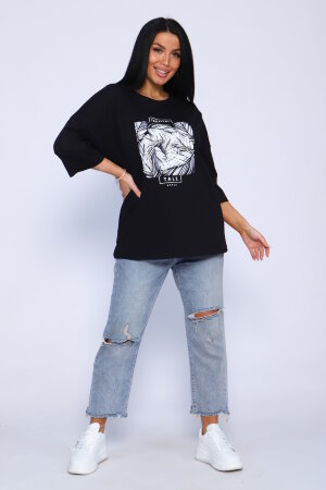 Женская туника 00006 черный