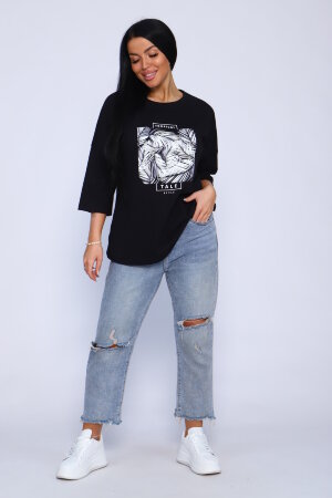 Женская туника 00006 черный