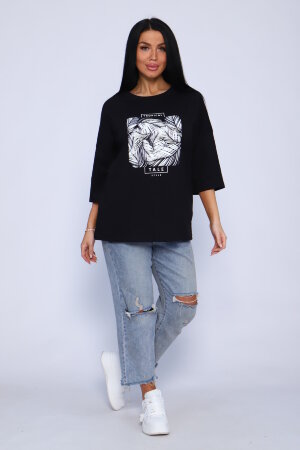 Женская туника 00006 черный