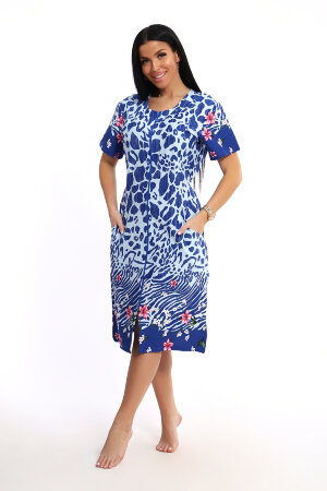 Халат Женский ЕХЛ-1050 синий