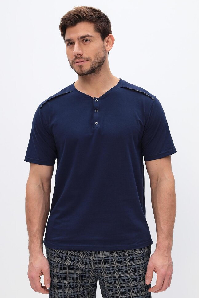 Пижама мужская Клетка Т 10610