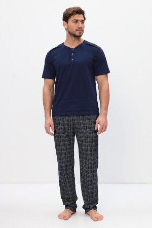 Пижама мужская Клетка Т 10610