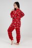 Пижама Рождество 3 красный ПИЖ-05-2-3