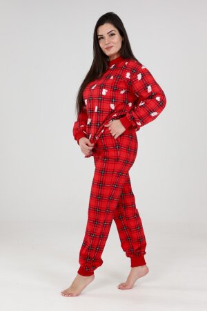 Пижама Рождество 3 красный ПИЖ-05-2-3