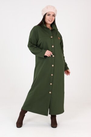 Платье Нева зеленый футер ПЛГ-05