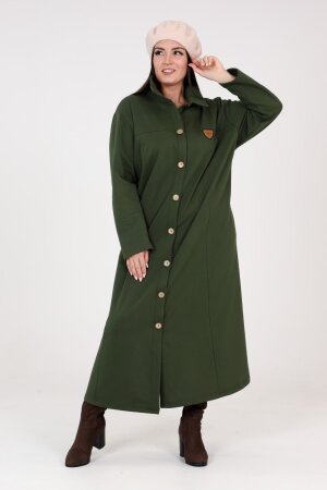 Платье Нева зеленый футер ПЛГ-05