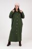 Платье Нева зеленый футер ПЛГ-05