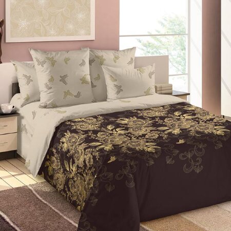 Покрывало стеганое Золотая нить, перкаль