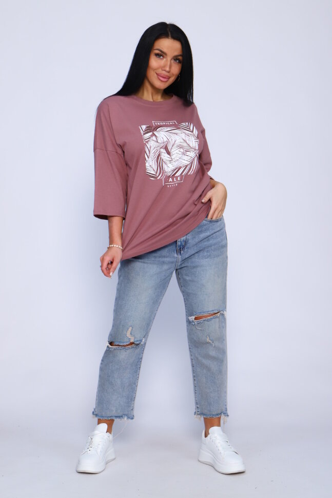 Женская туника 00006 лиловый