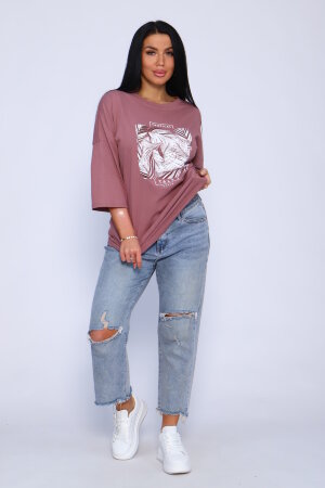 Женская туника 00006 лиловый