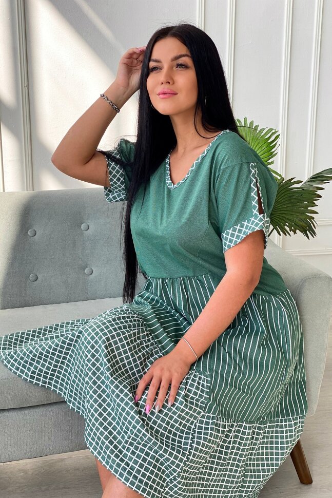 Платье женское 7223 изумруд