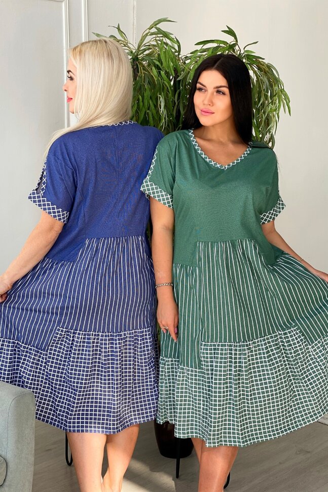 Платье женское 7223 изумруд